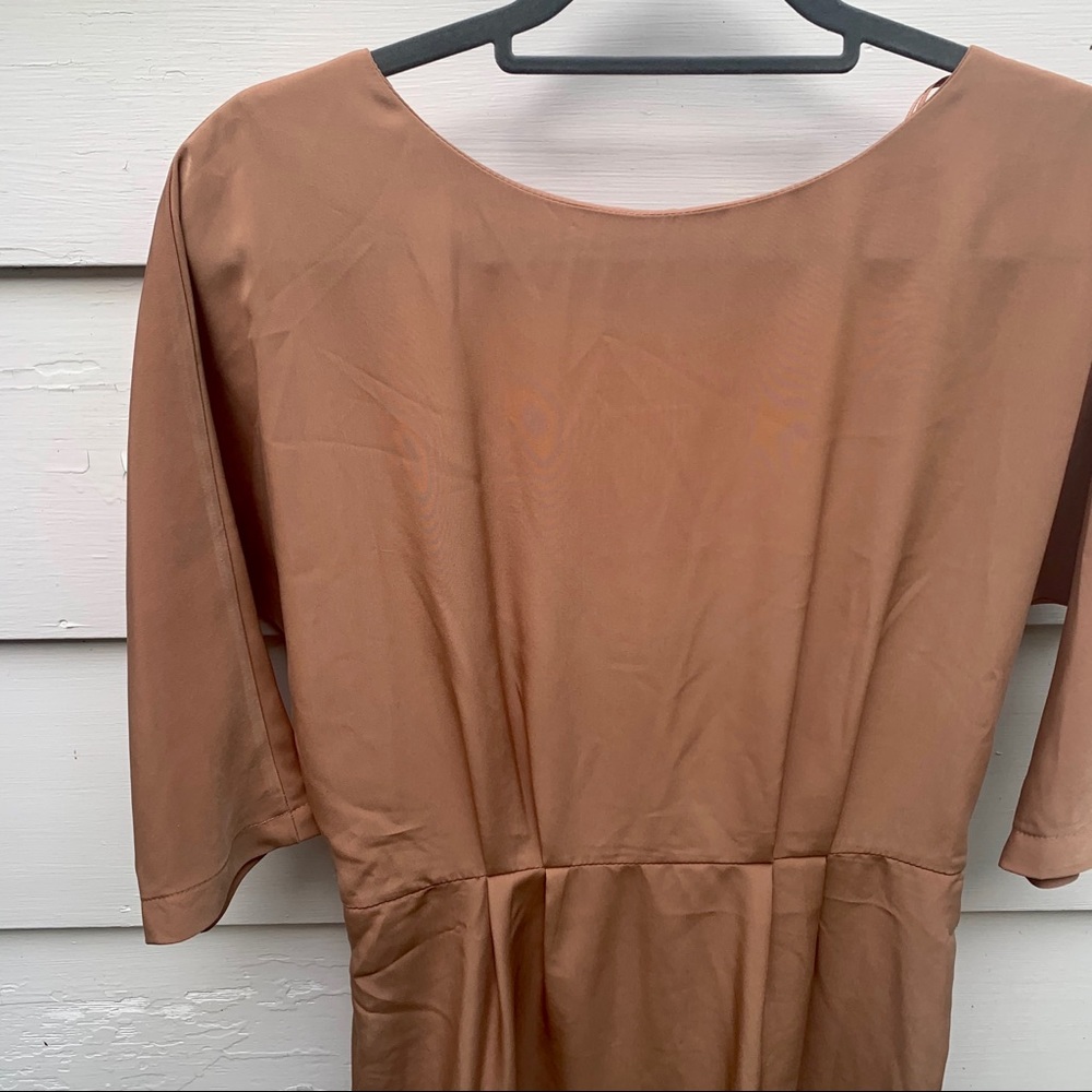 TOP SHOP nude mini dress - Picture 2 of 6